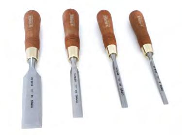 Κοπίδι Ξύλου NAREX 863202 Set, Bevel Edge Chisels PREMIUM WOOD LINE PLUS 8-10-16-32 - 4pcs Ξύλινο Σκαρπέλο