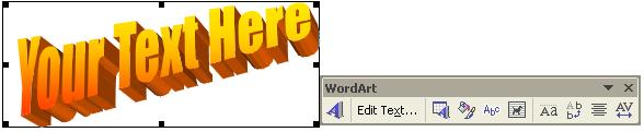 Kết quả ta có: Làm việc với thanh công cụ WordArt : Tạo chữ nghệ thuật mới.