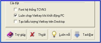 vncooper ) Unicode dựng sẵn: dùng để gõ tiếng Việt có dấu cho các phông chữ theo tiêu chuẩn Unicode (ví dụ như: Times New Roman, Arial ) Ví dụ ở hình trên hiện thời đang cho phép ta gõ tiếng Việt có