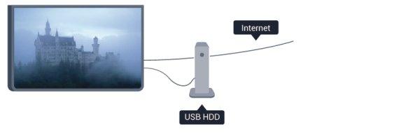 הכונן הקשיח USB מפורמט באופן בלעדי לטלוויזיה זאת; לא תוכל להשתמש בהקלטות השמורות בו בטלוויזיה אחרת או במחשב אחר. אל תשתמש ביישום מחשב כלשהו, כדי להעתיק או לשנות קבצים מוקלטים בכונן הקשיח.