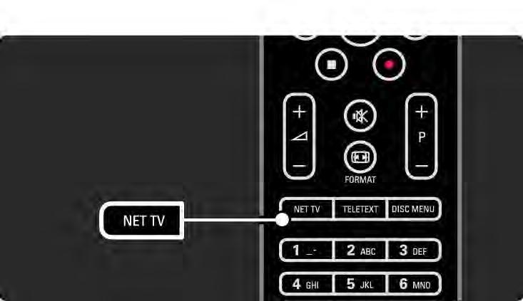 2.8.4 Αναζήτηση Net TV 1/6 Για αναζήτηση στο Net TV, κλείστε το εγχειρίδιο χρήσης και πατήστε Net TV στο τηλεχειριστήριο ή επιλέξτε Αναζήτηση Net TV στην αρχική σελίδα και