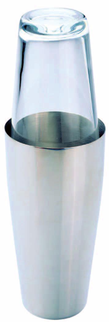 Suitable for shaking and cooling cocktail drinks when using ice. Capacity 50cl. 25.