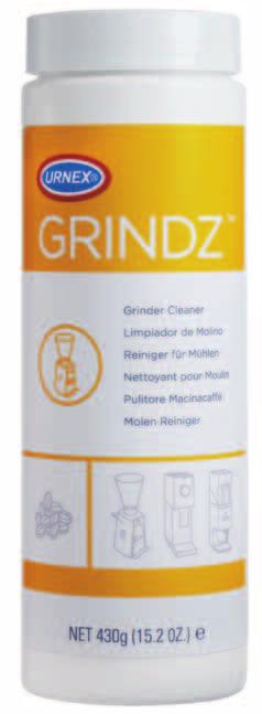 Urnex Grindz καθαριστικό μύλου άλεσης καφέ Grinder Cleaner KΑΘΑΡΙΣΤΙΚΑ ΕΠΑΓΓΕΛΜΑΤΙΚΗΣ ΧΡΗΣΗΣ / PROFESSIONAL USE CLEANERS Καθαρίζει τα μαχαίρια και το εσωτερικό του μύλου άλεσης καφέ χωρίς την ανάγκη