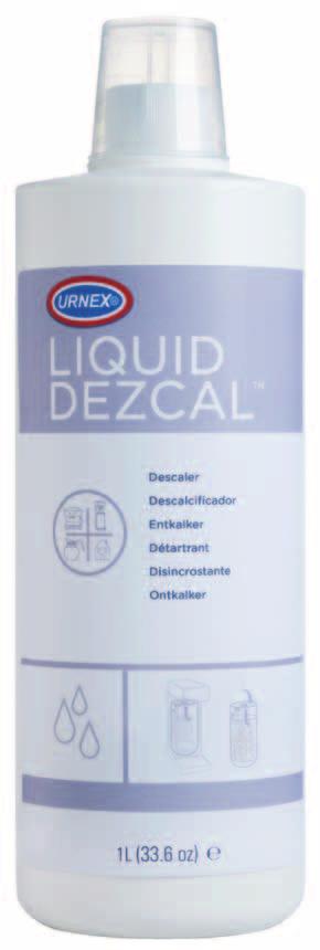 Urnex Liquid Dezcal Υγρό Καθαριστικό Αλάτων Liquid Descaler Urnex Sprayz Σπρέι Καθαρισμού Εξοπλισμού Καφέ Coffee Equipment Cleaning Spray Μη τοξικό, βιοδιασπώμενο και ασφαλές καθαριστικό αλάτων Για