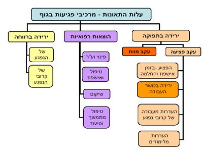 4 4 מספר הנפגעים בתאונה, מספר כלי הרכב המעורבים ואף וותק הנהג האשם בתאונה )רישום בשיעור גבוה יותר לנהגים צעירים(.