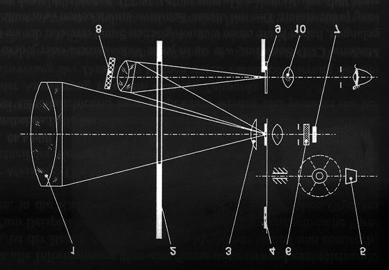 Javna razsvetljava: Fotometrija 92 Merilnik svetlosti 1..objektiv 2..zaslonka 3..leca merilnega polja 4.