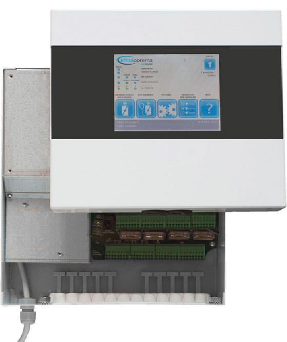 Integrirana IP-addresa Automatsko testiranje sustava sa testnim izvještajem Digitalni upravljač K-FC Digitalni upravljač upravlja sa do motorizirane protupožarne ili dimoodvodne zaklopke