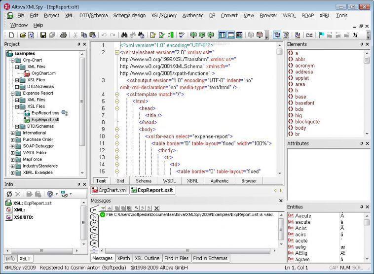 1. XMLSpy XML editor