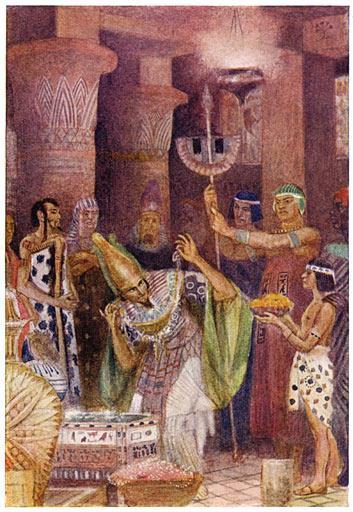 Rampsinitos en zijn schatkamer [.. ε] De koning zet zijn dochter in.
