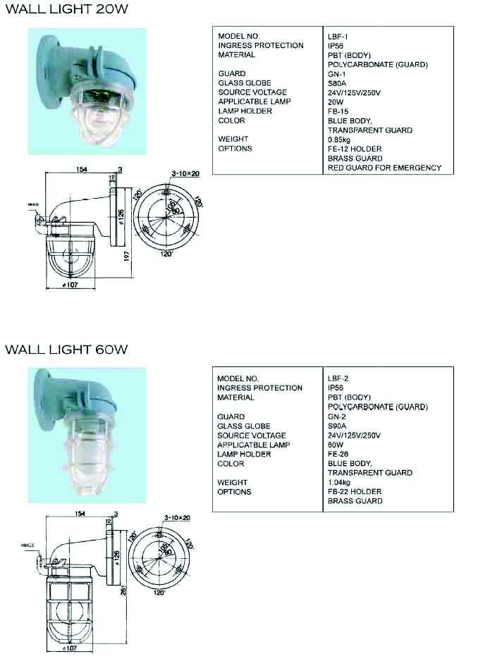 WallLightWatertight&VibrationProofPendantLight S p e c i f i c a t i o n s u b j e c t t o c h a n g e w i t h o u t p r i o r n o t i c e ASECINDUSTRIESPTELTD No.