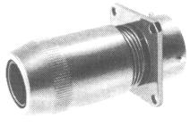 ox Mounting Receptacles J 62G-J 4-hole flange mounting with clamp for unscreened jacketed cable. No grommet supplied c D E F G Y Z able Entry.sq TP ± 0.0 dia. dia min ( ± 0.13) sq ( ± 0.254).