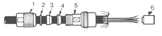 ssembly Instructions for mphenol straight S.J. clamps 62G-587 for internally and externally screened and unscreened cables to DEF and DEF STN 61- Part 5.