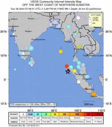 quent tsunami in 14 countries in Southeast Asia and East Africa. Chile, 1960 - Magnitude 9.5 Approximately 1,655 people were killed during the largest earthquake ever recorded.