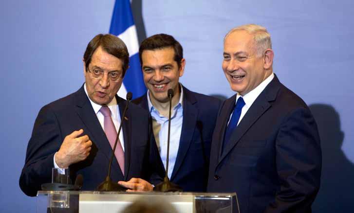 ΜΑΪΟΣ 2018 #98 ΠΟΛΙΤΙΚΗ / 61 για το Τριμερής σύνοδος κορυφής για τον αγωγό φυσικού αερίου Στις τριμερείς συνομιλίες του πρωθυπουργού Αλέξη Τσίπρα με τον πρόεδρο της Κύπρου Νίκου Αναστασιάδη και τον