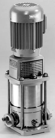 centrifuge multietajate de înaltă presiune Gama de producţie Wilo-Multivert MVI, Multivert MVIL Seria: Wilo-Multivert MVI H[m] 18 1 1 1 1 8 MVI 1 MVI