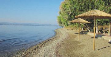 Η Ερέτρια βρίσκεται στο κεντρικό τµήµα του νησιού, στη µέση ακριβώς των δυο αυτών κοµµατιών γης, προσφέροντας στον επισκέπτη το καλύτερο µέρος από το καθένα.