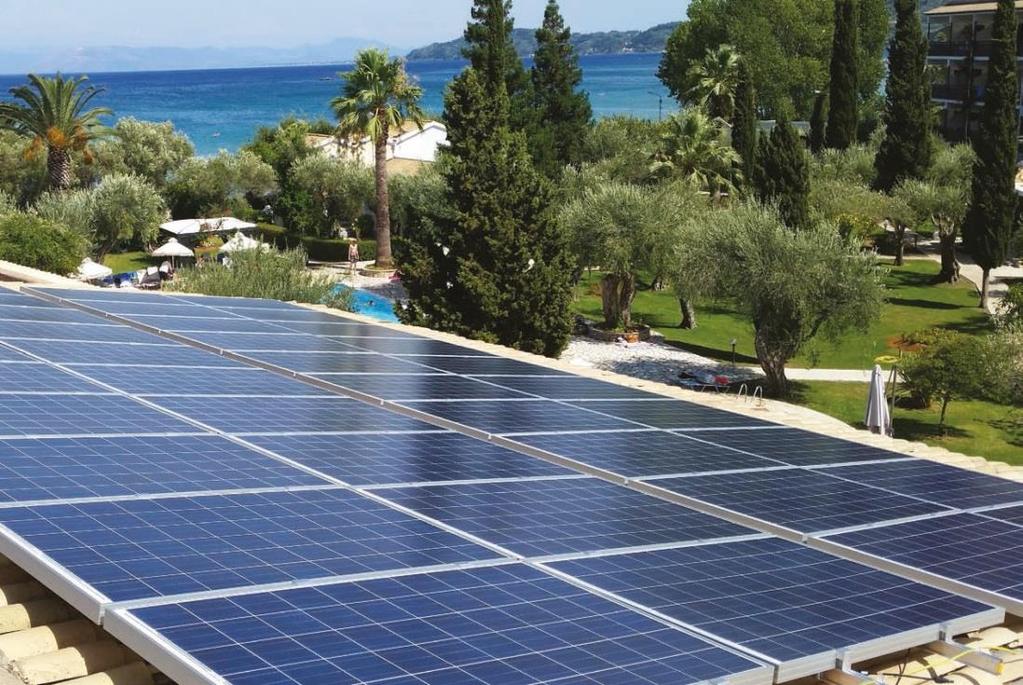 Net Metering Delfinia Beach Hotel, Corfu 16000 kwh from 10KW