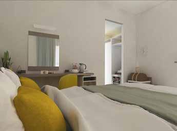High standards of hospitality Διαμονή Τα δωμάτια του Bomo Rethymno Beach Hotel ξεχωρίζουν για την άνεσή τους.