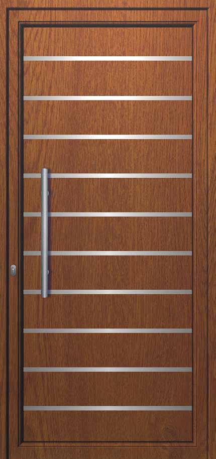 Linear Inox γραµµικά inox 4103 Double side panel - no glasses - with inox decorative Τυφλό δύο όψεων