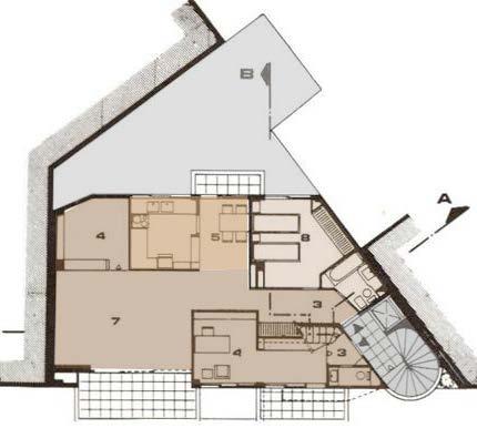 Ενότητα Β Το επόμενο παράδειγμα είναι το συγκρότημα κατοικιών Χαρά (εικόνες 26-27), που εκτείνεται σε ένα ολόκληρο οικοδομικό τετράγωνο.