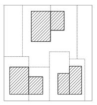 Στο συνεχές σύστημα για την διαμόρφωση της κτιριακής κάλυψης ανά περίπτωση επιτρεπόμενου ύψους κτιρίου (23μ, 16.5μ, 9μ.