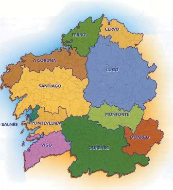 IDENTIFICACIÓN DO CENTRO Situación xeográfica É o Hospital de referencia da área norte da provincia de Lugo, cunha poboación de dereito de 71.