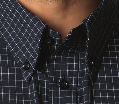 Μπλέ/λευκό καρό (RO) Μαύρο/λευκό καρό (BK) NG68 Check shirt Καρό πουκάμισο Unisex Τσέπη στο στήθος με θήκη για στυλό
