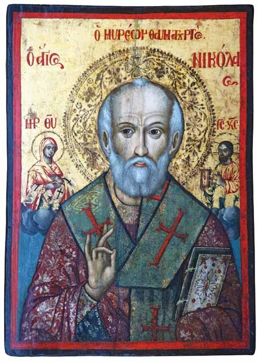 Сл. 7 Св. Никола, икона од приватна колекција * * * 2. Иконите Св. Никола и Св.