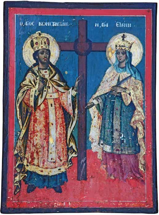 Сл. 8 Св. Константин и Елена, икона од приватна колекција со 44 икони на него (1831-1833г.).