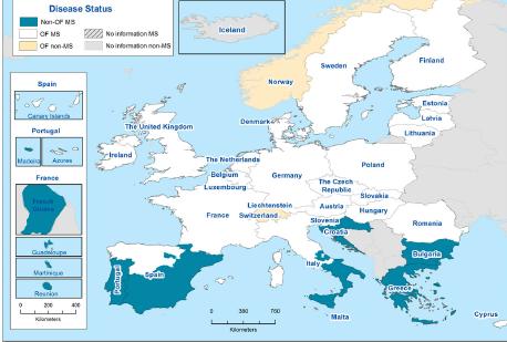 Χάρτης 1. Χάρτης των κρατών µελών της Ε.