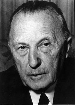 Komisioni Evropian Konrad Adenauer: demokrat pragmatik dhe unifikues i palodhshëm Kancelari i parë i Republikës Federale të Gjermanisë, i cili qëndroi në krye të shtetit të sapo formuar në periudhën