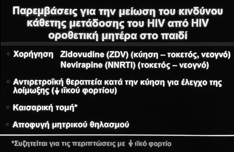 βρέφους ΗΙV (+) μητέρας: Ενημέρωση και