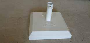 Ø60 x48x48cm (50kg) Ø70 x55x55cm (70kg) BAΣΗ ΟΜΠΡΕΛΑΣ ΣΤΑΘΕΡΗ ΑΠΌ ΑΤΣΑΛΙ Κατάλληλο για