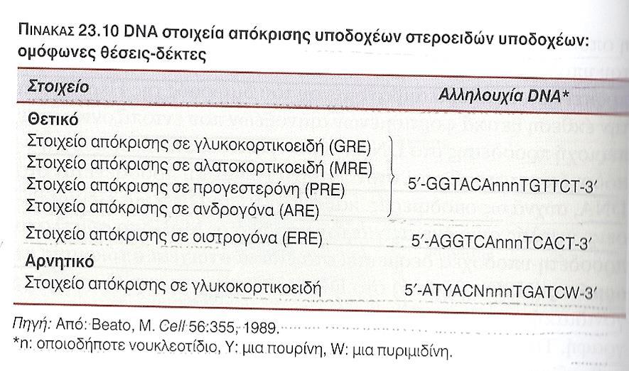 Σ ΕΝΑ ΔΕΔΟΜΕΝΟ ΚΥΤΤΑΡΙΚΟ ΤΥΠΟ, Ο ΤΥΠΟΣ ΤΟΥ ΥΠΟΔΟΧΕΑ ΠΟΥ ΕΚΦΡΑΖΕΤΑΙ ΚΑΘΟΡΙΖΕΙ ΤΗΝ ΟΡΜΟΝΙΚΗ