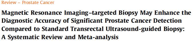 British Journal of Cancer 2017 MRI-κατευθυνόμενη βιοψία αυξάνει την διάγνωση σημαντικών καρκίνων