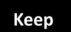 ...Keep