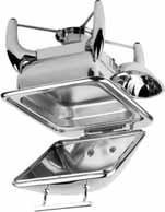 12404 chafing dish, inox με γυάλινο καπάκι GN 1/1 (59x43,5x34 cm) συσκ.: 1 695,00 27.