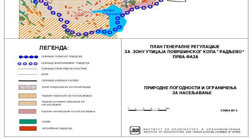 Приказ природних погодности и ограничења за насељавање Простор у обухвату Плана детаљне регулације Бргуле центар са саобраћајним коридором Бргуле центар Каленић центар делом залази у обухват ПГР за