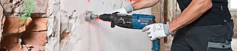 H ώρα της επισκευής It s in your hands Bosch Professional Προωθητικές ενέργειες Κρουστικό δράπανο GSB 1600 RE Bosch Professional Περιστροφικό πιστολέτο +