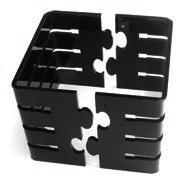 1 Puzzle Risers are made of High Quality Thick Solid Acrylic. 2 Cut Off Corner Design to minimize surface scratching and chiping.