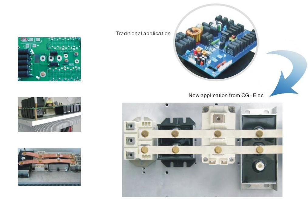 Metalized film high voltage resonance capacitor Capacitor for Commercial Induction Cooker VTCO Trsditional application DC-Link Resonance 3-35kw CBB65 3uF/450VAC 0.