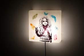 Wall Lamps #3790C street art (smile) wall lamp 30 x 30 x 11 cm #3790A street art (peace) wall lamp 30 x 30 x