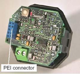 Σχήµα 8.3.2.α Τα σήµατα του PEI connector και η θέση του, στη τελική υλοποίηση µιας συσκευής ΕΙΒ 8.
