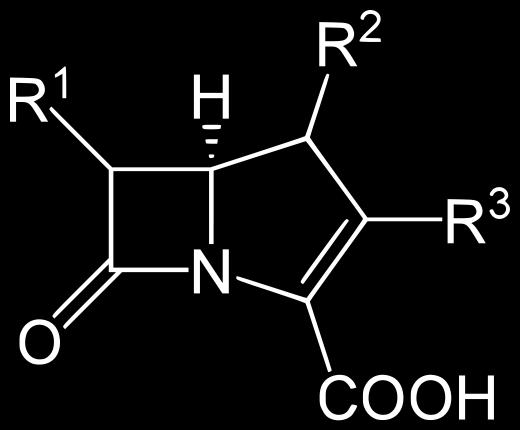 KARBAPENEMI Struktura omogoča odpornost proti betalaktamazam Baktericidno Najširši spekter delovanja med betalaktamskimi antibiotiki Samo