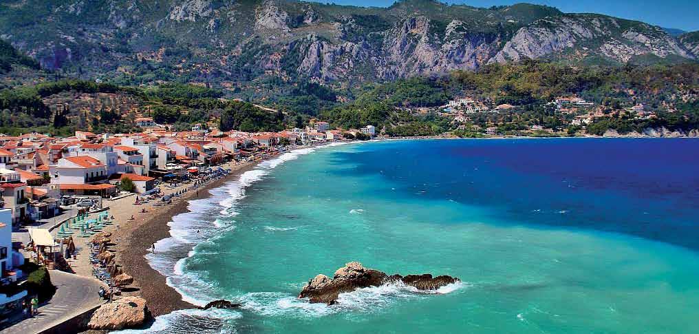 39 Σάμος Το νησί με τα χίλια πρόσωπα Διακοπές - Fly & Drive 5,6&8 ημέρες Η Σάμος είναι ένα από τα πιο όμορφα νησιά της Ελλάδας στο ανατολικό Αιγαίο, είναι ένα καταπράσινο νησί με δάση και με πολλά