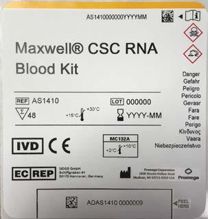 7. Κύκλος λειτουργίας οργάνου Η μέθοδος Maxwell CSC RNA Blood Method μπορεί να ληφθεί σε τοπικό δίσκο από τον ιστότοπο της Promega, μεταβαίνοντας στη διεύθυνση: www.promega.