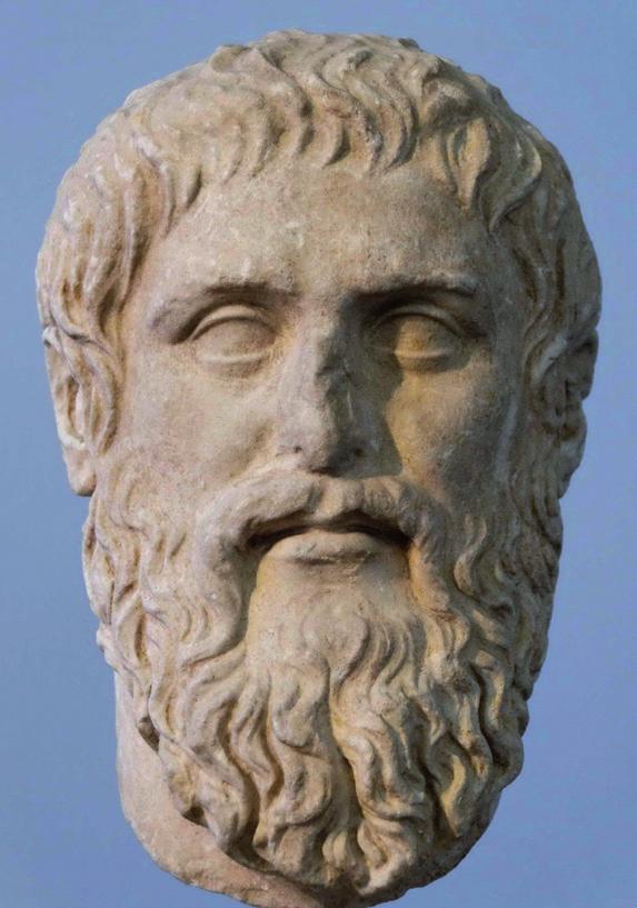 Antisthenove Zlomky / 77 / Obrázok 7: Mramorová busta Platóna.