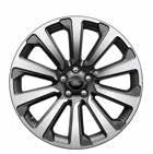 22" 9 ДВОЈНИ КРАЦИ STYLE 9007 ОБРАБОТЕНО СО ДИЈАМАНТ 031FS Опционална опрема кај моделот First Edition 21" 5 ДВОЈНИ КРАЦИ STYLE 5047