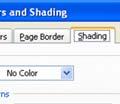 Садржај картице Shading се