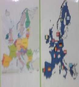 γεωγραφική θέση της Ευρώπης στον παγκόσμιο χάρτη,